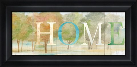 Framed Home Rustic Landscape Sign Print
