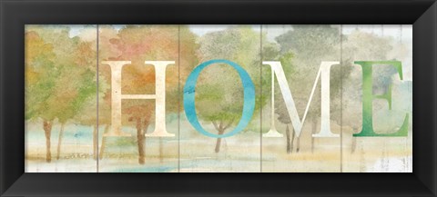 Framed Home Rustic Landscape Sign Print