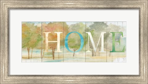 Framed Home Rustic Landscape Sign Print