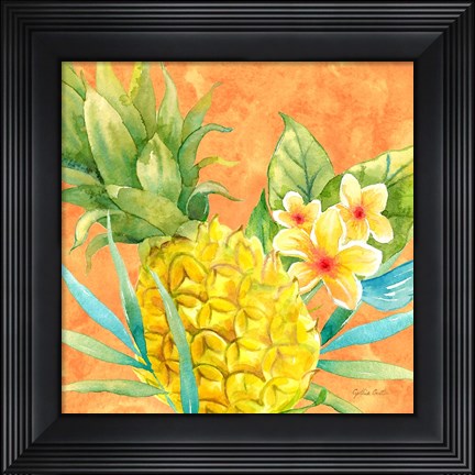 Framed Tropical Paradise Brights III Print