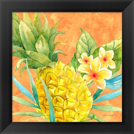 Framed Tropical Paradise Brights III Print