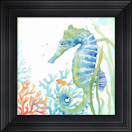 Framed Sea Life Serenade III Print