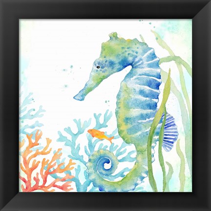 Framed Sea Life Serenade III Print