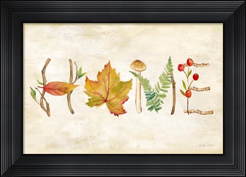 Framed Nature Walk Home Sign Print