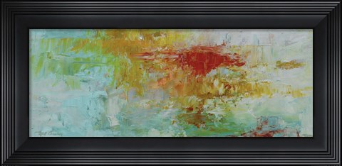 Framed Lush Sunset Panel Print