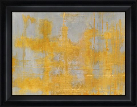 Framed Golden Light Landscape Print