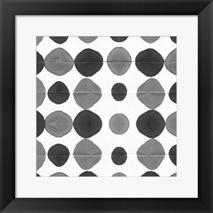 Framed Watermark Black and White III Print