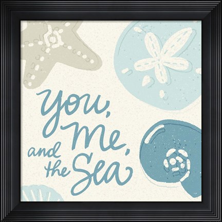 Framed Walk on the Beach II Print