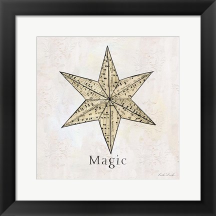 Framed Vintage Christmas Magic Print