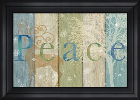 Framed Woodland Peace Print