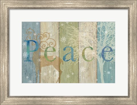 Framed Woodland Peace Print
