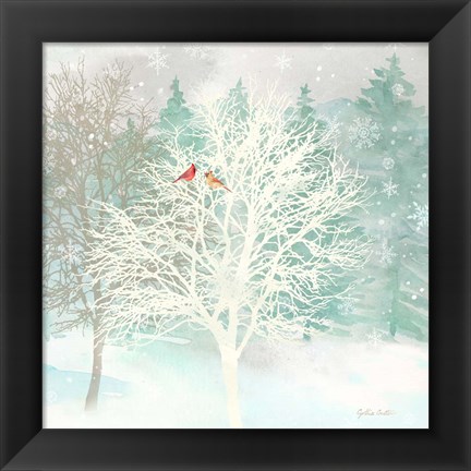 Framed Winter Wonder I Print