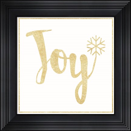 Framed Golden Joy II Print