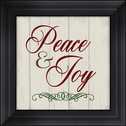 Framed Christmas Peace II Print