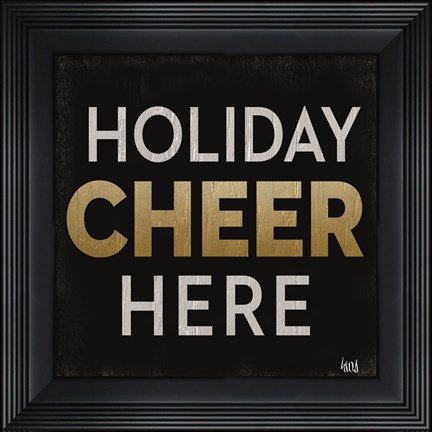 Framed Santa Cheer II Print