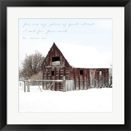 Framed Quiet Retreat Print