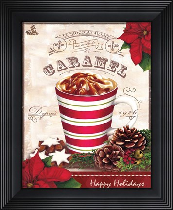 Framed Hot Cocoa Caramel Print