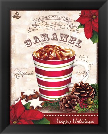 Framed Hot Cocoa Caramel Print