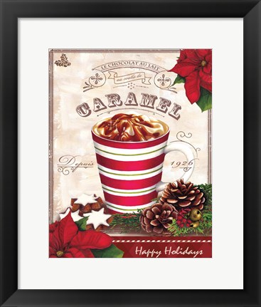 Framed Hot Cocoa Caramel Print