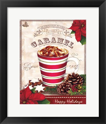 Framed Hot Cocoa Caramel Print