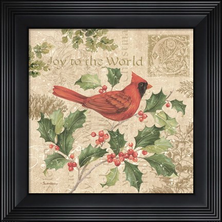 Framed Christmas Trail I Print