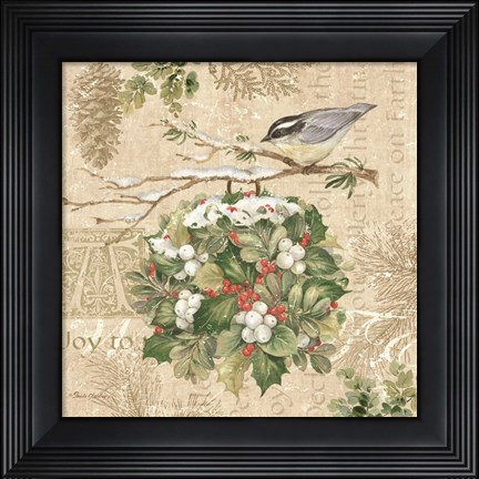 Framed Christmas Trail III Print