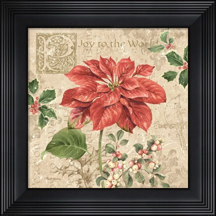 Framed Christmas Trail IV Print