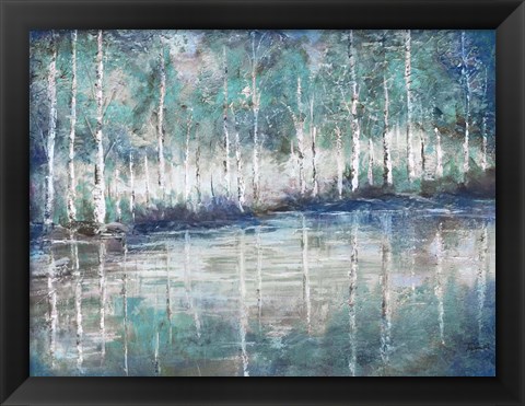 Framed Aspen Pond Print