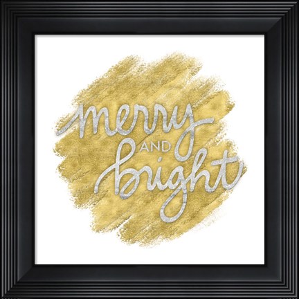 Framed Holiday Cheer IV Print