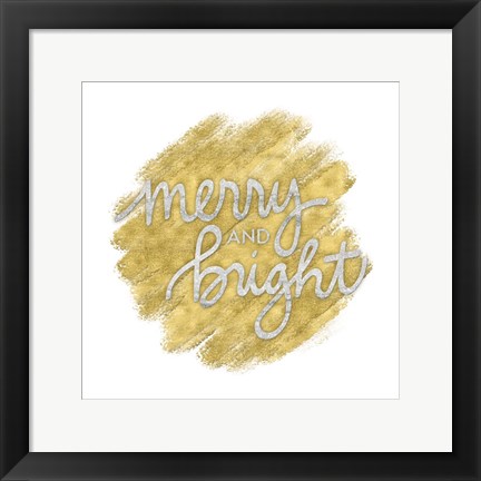 Framed Holiday Cheer IV Print