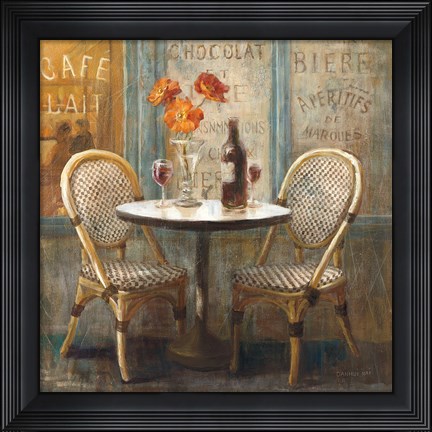 Framed Meet Me at Le Cafe I Print