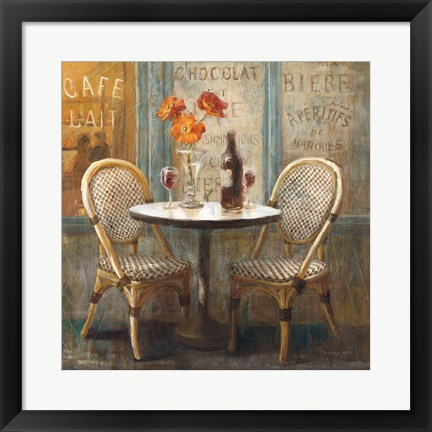 Framed Meet Me at Le Cafe I Print