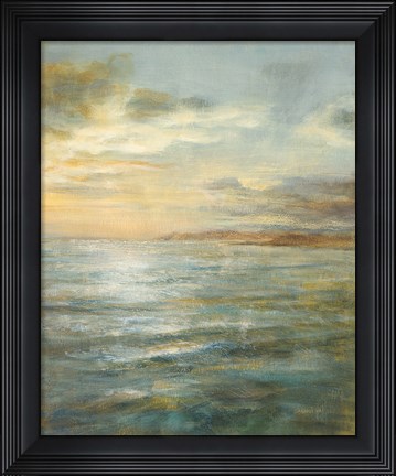Framed Serene Sea III Print