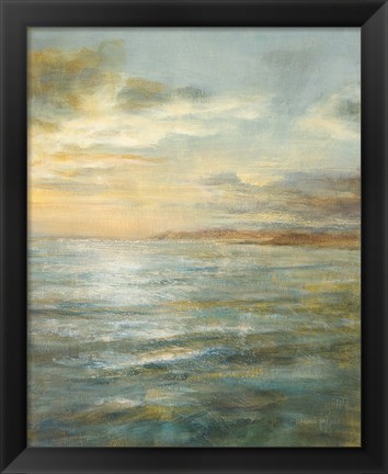 Framed Serene Sea III Print