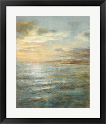 Framed Serene Sea III Print