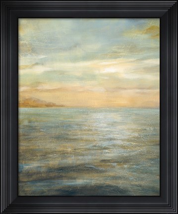 Framed Serene Sea II Print