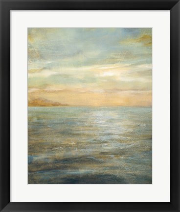 Framed Serene Sea II Print