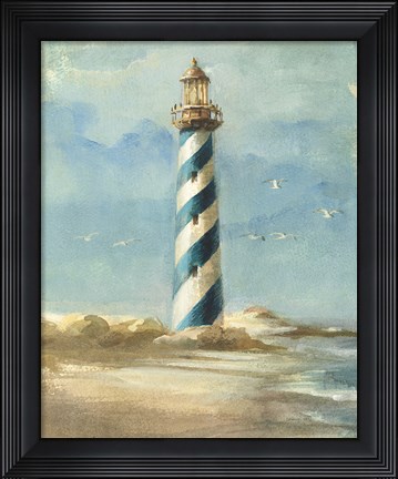 Framed Lighthouse I Print