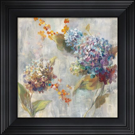 Framed Autumn Hydrangea II Print