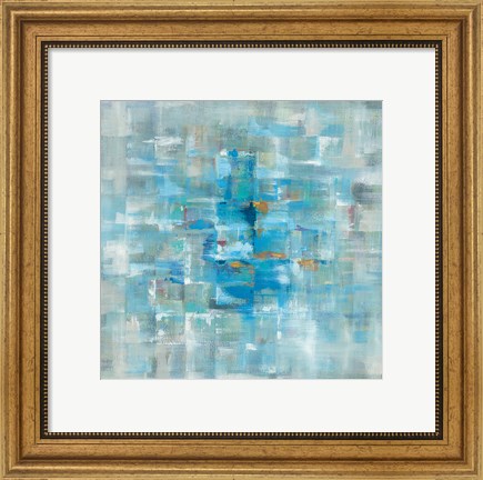 Framed Abstract Squares Print