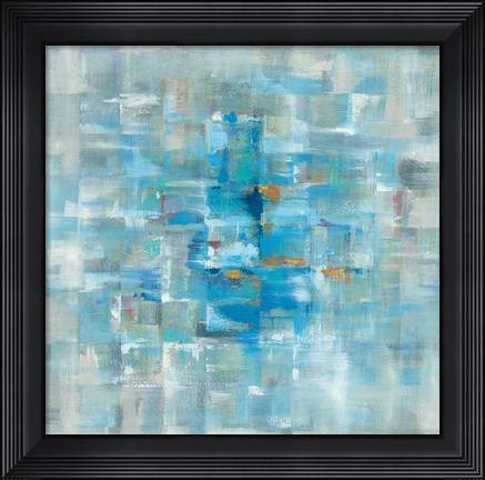 Framed Abstract Squares Print