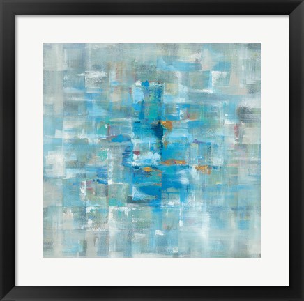 Framed Abstract Squares Print