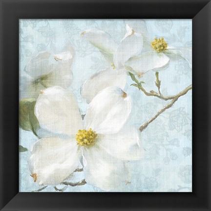 Framed Indiness Blossom Vintage I Pale Print