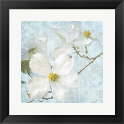 Framed Indiness Blossom Vintage I Pale Print