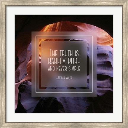 Framed Truth is Rarely Pure - Canyon Print