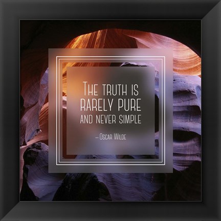 Framed Truth is Rarely Pure - Canyon Print