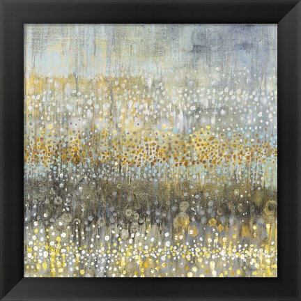 Framed Rain Abstract IV Print