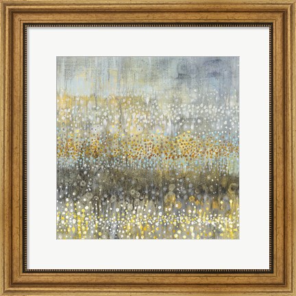 Framed Rain Abstract IV Print