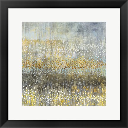 Framed Rain Abstract IV Print