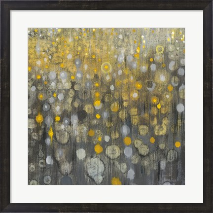Framed Rain Abstract VI Print